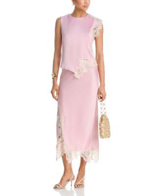 Lace Inset Top & Lace Inset Skirt by AQUA