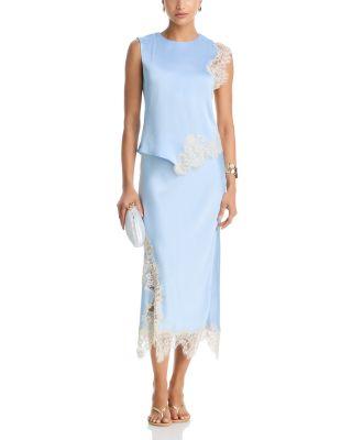 Lace Inset Top & Lace Inset Skirt by AQUA