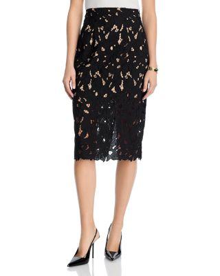 Lace Midi Skirt - Exclusive by AQUA