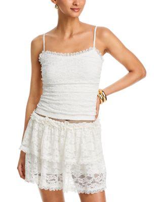 Lace Ruffle Tank - Exclusive by AQUA