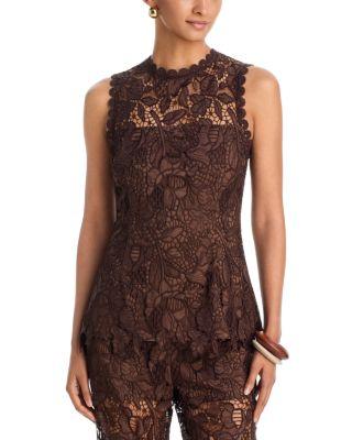 Lace Sleeveless Tunic Top - Exclusive by AQUA