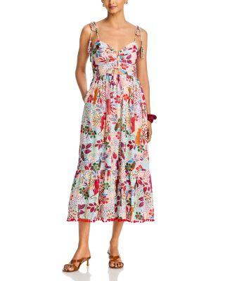 Lace Up Midi Dress - Exclusive by AQUA