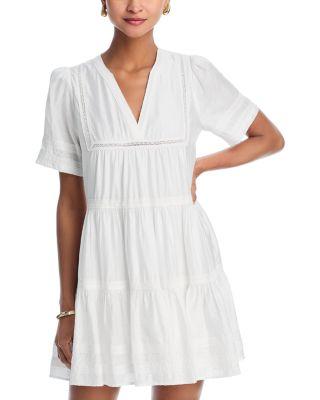 Lace Voile Short Sleeve Dress - Exclusive by AQUA