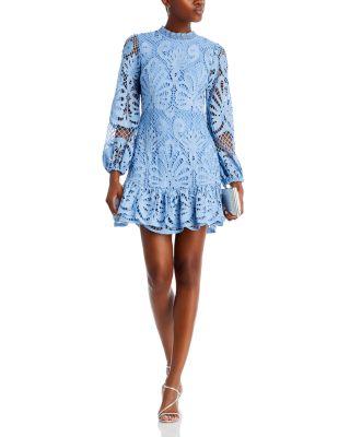 Long Sleeve Lace Dress - Exclusive by AQUA