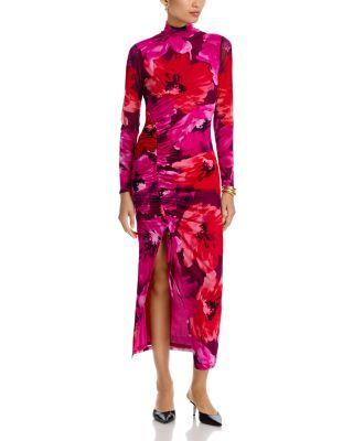 Long Sleeve Mesh Maxi Dress - Exclusive by AQUA