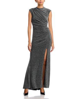 Long Studded Cap Sleeve Dress - Exclusive by AQUA