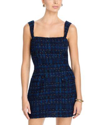Metallic Tweed Mini Dress - Exclusive by AQUA