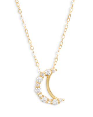 Moon Pendant Necklace by AQUA