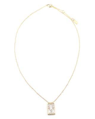 Mosaic Crystal Pendant Necklace by AQUA