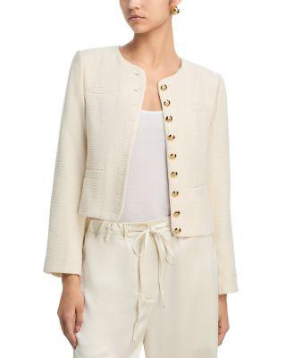 Multi Button Tweed Jacket - Exclusive by AQUA