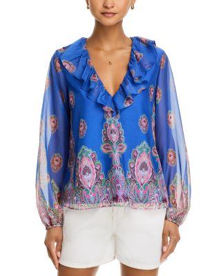 Paisly Chiffon Blouse - Exclusive by AQUA
