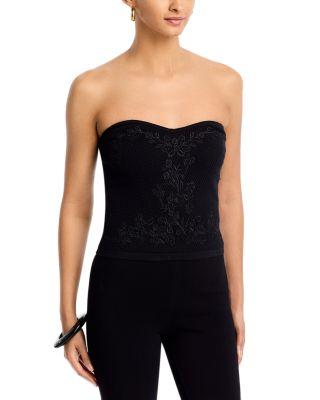 Placed Crochet Strapless Top - Exclusive by AQUA