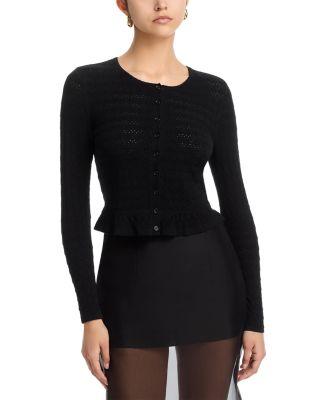 Pointelle Cardigan Sweater - Exclusive by AQUA