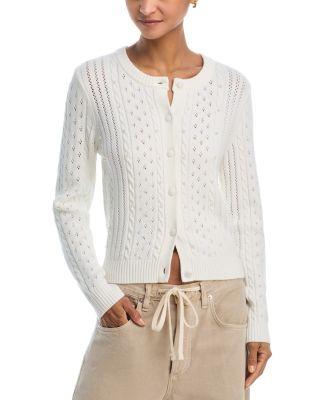 Pointelle Pearl Cardigan - Exclusive by AQUA