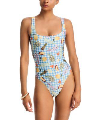 Printed One Piece Swimsuit - Exclusive by AQUA