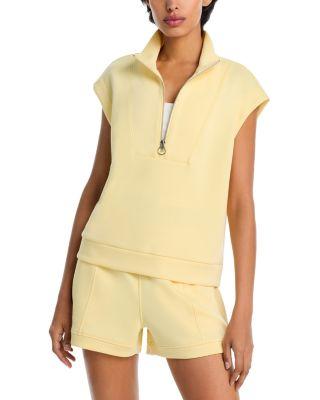 Quarter Zip Pullover Top - Exclusive by AQUA Quarter Zip Pullover Top - Exclusive by AQUA