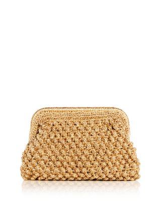 Raffia Popcorn Clutch - Exclusive by AQUA