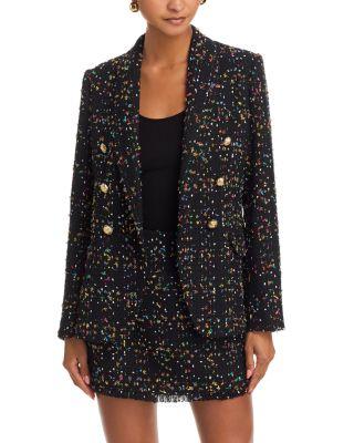 Rainbow Tweed Cutaway Blazer - Exclusive by AQUA