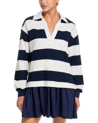 Rugby Stripe Poplin Mini Dress - Exclusive by AQUA