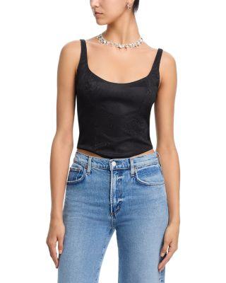 Scoop Neck Corset Top - Exclusive by AQUA