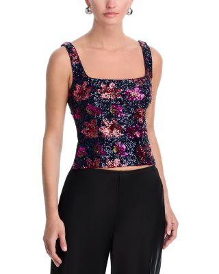 Sequin Flower Top - Exclusive by AQUA