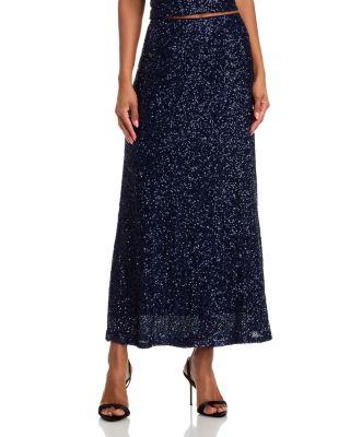 Sequin Maxi Skirt- Exclusive by AQUA
