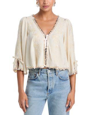 Sequinned Bed Jacket by AQUA
