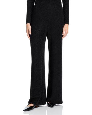 Shimmer Knit Wide Leg Pants - Exclusive by AQUA