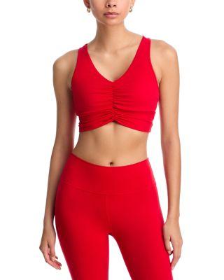 Shirred Racerback Bra Top - Exclusive by AQUA