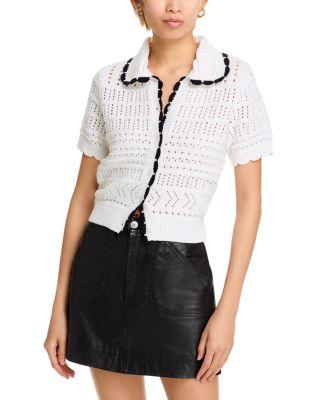 Short Sleeve Knit Polo Top - Exclusive by AQUA
