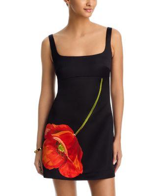 Sleeveless Crepe Mini Dress - Exclusive by AQUA