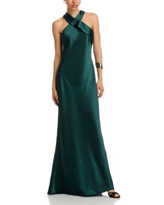 Sleeveless Satin Gown - Exclusive by AQUA