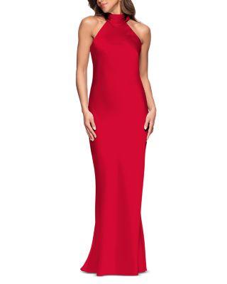 Sleeveless Satin Gown - Exclusive by AQUA