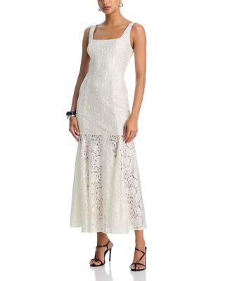 Soutache Cord Lace Drop Waist Maxi Dress - Exclusive by AQUA