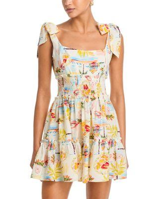 Spring Picnic Smocked Tie Tank Dress - Exclusive by AQUA