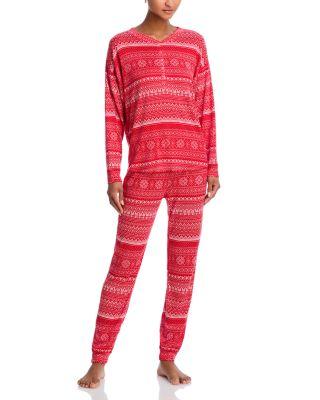 Starlette Long Henley Pajama Set - Excusive by AQUA