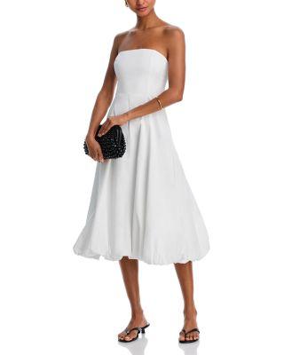 Strapless Midi Bubble Dress - Exclusive by AQUA