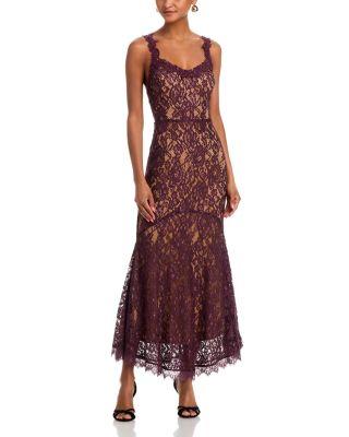 Stretch Lace Tank Maxi Dress - Exclusive by AQUA