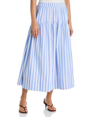 Striped Midi Skirt - Exclusive by AQUA