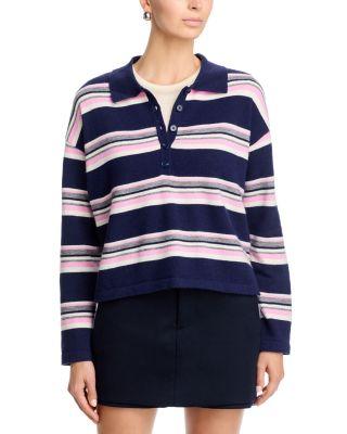 Striped Polo Top - Exclusive by AQUA