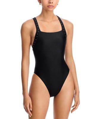 Studded One Piece Swimsuit - Exclusive by AQUA