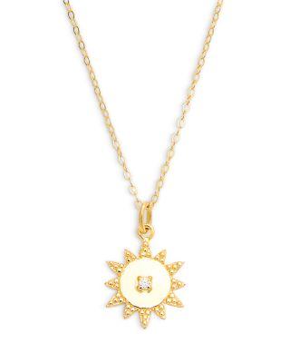 Sun Pendant Necklace by AQUA