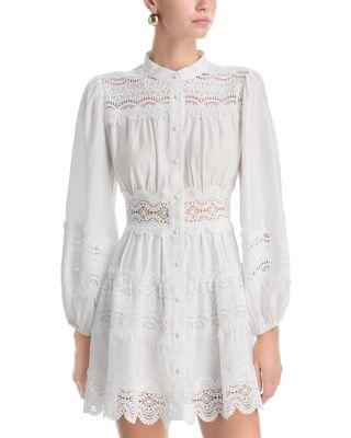Swirl Lace Mini Dress - Exclusive by AQUA