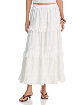 Swiss Dot Maxi Skirt - Exclusive by AQUA
