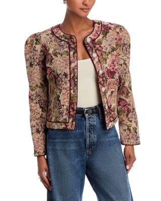 Tapestry Puff Sleeve Jacket - Exclusive by AQUA