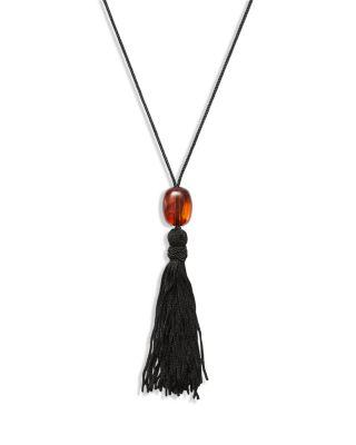 Tassel Cord Necklace by AQUA
