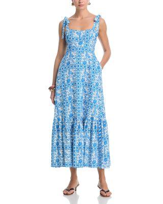 Tile Print Maxi Dress - Exclusive by AQUA