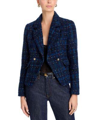 Tweed Cutaway Blazer - Exclusive by AQUA