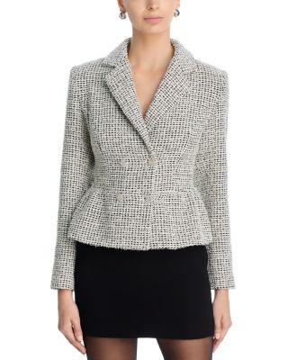 Tweed Flounce Blazer - Exclusive by AQUA