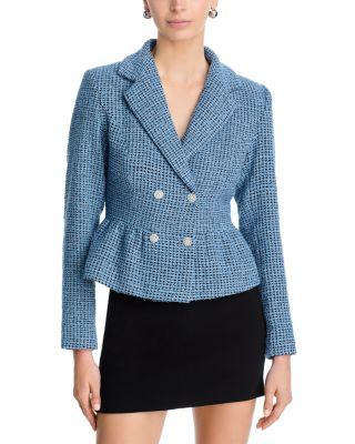 Tweed Flounce Blazer - Exclusive by AQUA